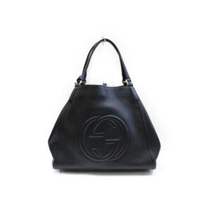 Gucci Soho tote bag interlocking G logo Black